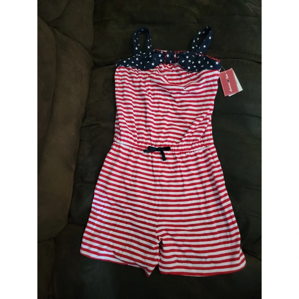 Gymboree American cutie 4th of july stars and stripes romper size 12 nwt